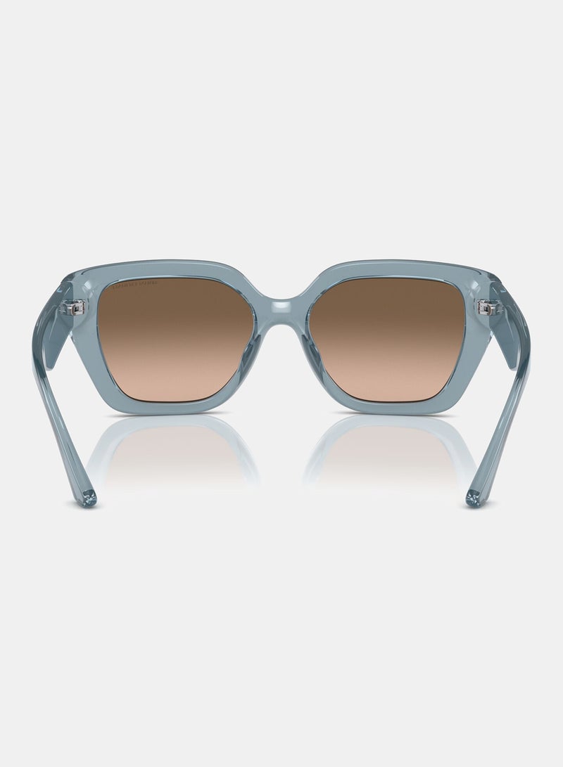 ارماني اكسشينج نظارة شمسية بإطار كامل شكل عيون القطة 4125SU, 54, 8240, 8Z - Image 3